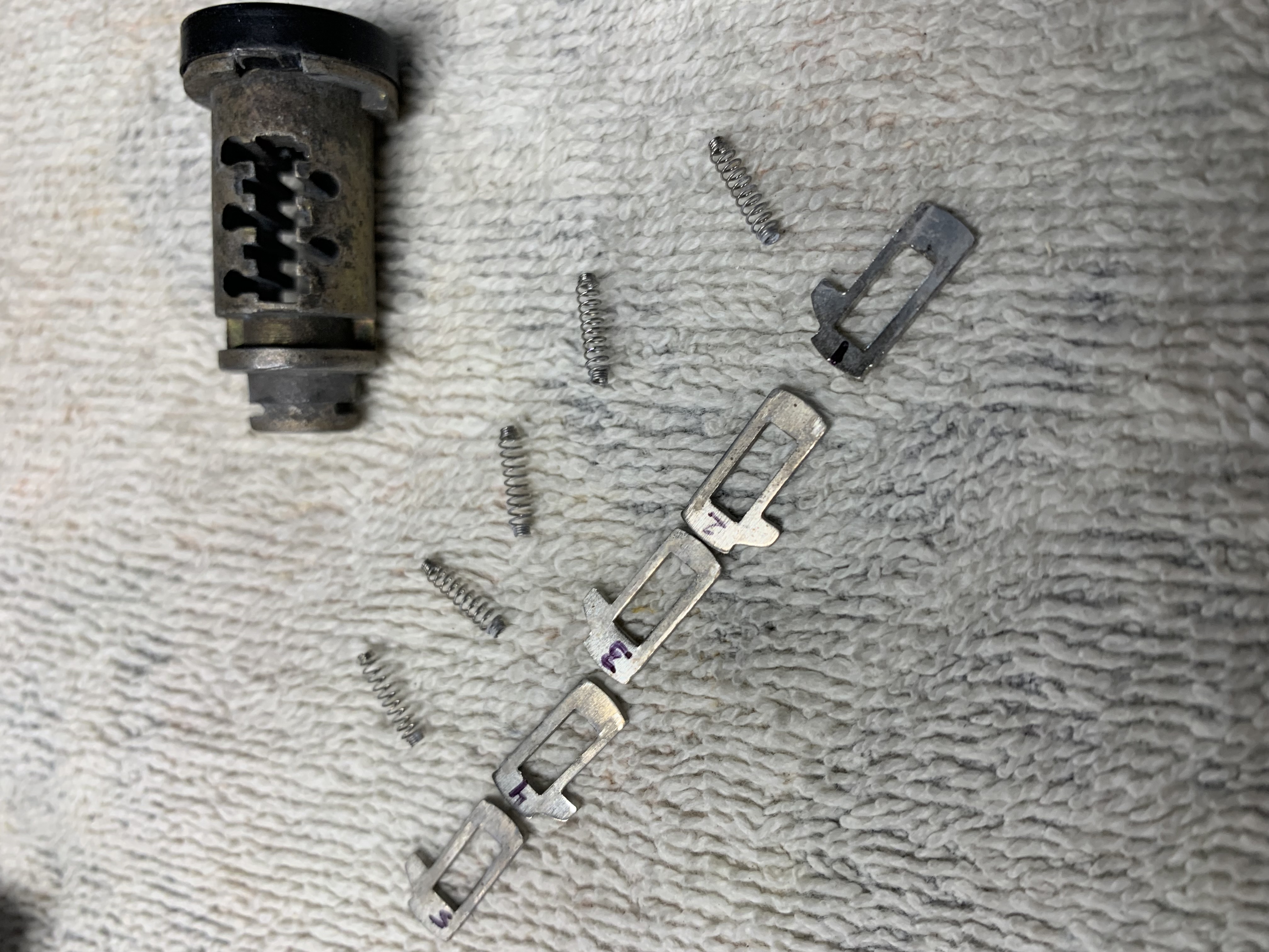 Lock Refurbishment Service + Key