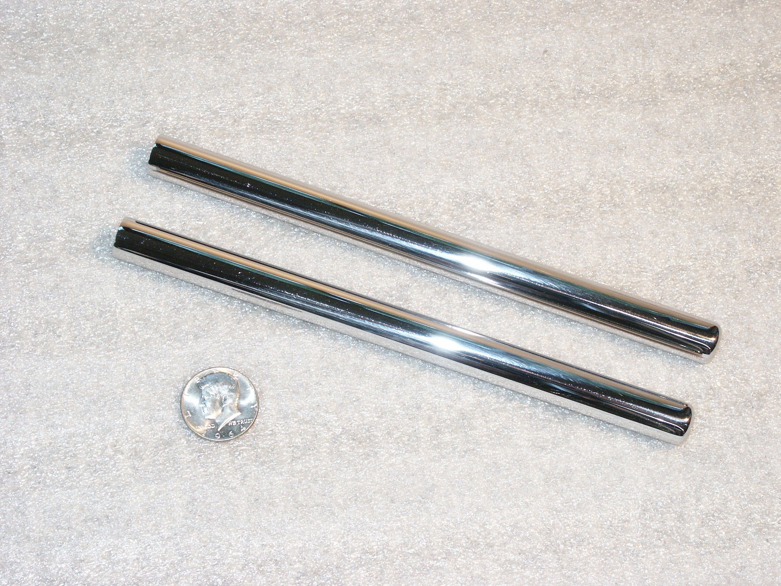Bright stainless Strut Covers for PT Convertible